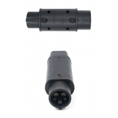 Адаптер Перехідник Type 2 - Type 1 Bluefield (J1772 – Mennekes IEC 62196-2) Black (34050567) Приморск
