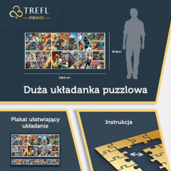 Пазли Trefl Месники Marvel 9000 елементів серії Безмежна колекція 199х93 см Різнокольоровий 81023 Михайлівка