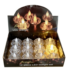 Набір декоративних LED-свічок OPT-TOP Квіточка 12 шт (2104618454) Ворожба
