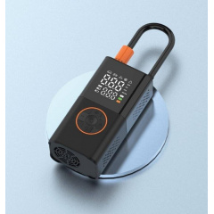 Портативний повітряний компресор No Brand Tyre Inflator JG-5641 з цифровим дисплеєм Чорний (2104618550) Миколаїв
