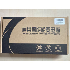 Інвертор перетворювач напруги з 12/24V в 220V 1600W з USB та дисплеєм OEM (INV1600) Орехов