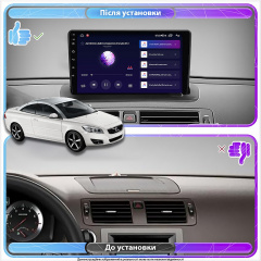 Штатна магнітола 9 Lesko для Volvo C70 II Рестайлінг 2009-2013 2/32 Gb CarPlay Prime Нежин