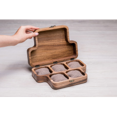 Коробочка для наручних годинників ecoWalnut 7х26.5х18 см Рівне