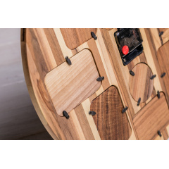 Настінний годинник з фотографіями ecoWalnut Петрове