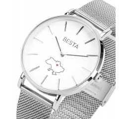 Наручний годинник жіночий BESTA Love UA Silver Сріблястий (3142) Вишгород
