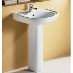Комплект раковина та ніжка RAK Ceramics Cynthia Wash Basin 800x570x450 мм Білий (2305833521) Мукачево