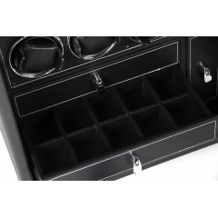 Сейф Salvadore для підзаводу 6 годинників Mini Black Safe 440х260х440 мм Чорний Нова Каховка