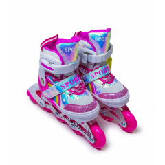 Розсувні ролики Scale Sports 30-33 Rainbow Pink (1321129287) Покровск