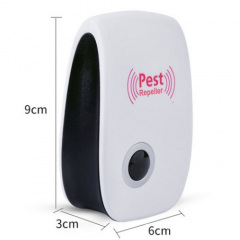 Електронний відлякувач для комах No Brand Pest Repeller 9x3x6 см Біло-чорний (2104618538) Березнегувате