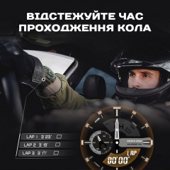 Наручний годинник чоловічий North Edge Hornet Чорний (2777) Ромны