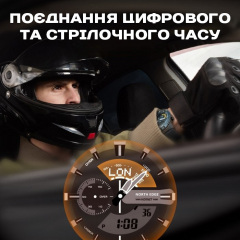 Наручний годинник чоловічий North Edge Hornet Чорний (2777) Ромны