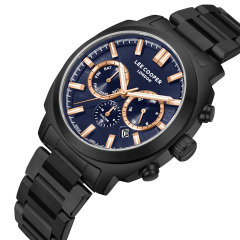 Наручний годинник чоловічий Lee Cooper Trader Чорний (3437) Токмак