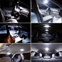 Комплект світлодіодних ламп Napo LED SJ-7020-1SMD-CANBUS 31mm C5W C10W 2 шт Білий (2530537818) Киев