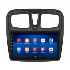 Штатная магнитола Lesko Renault Logan II 2012-2018 10" 2/32Gb/ 4G/ Wi-Fi Premium GPS Android (9820-35636) Днепр