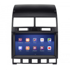 Штатная магнитола Lesko Volkswagen Touareg I Рестайлинг 2006-2010 9" 6/128Gb 4G Wi-Fi GPS Top Ровно