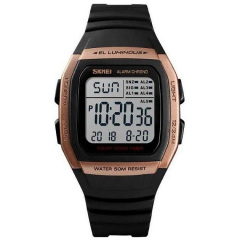 Наручные мужские часы Skmei 1278 Rose Gold (12351-hbr) Якимівка