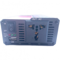 Автомобильный инвертор Aton Solar Power Inverter 023 c 12V на 220V 2000W модифицированная синусоида Red (11057-hbr) Оріхів
