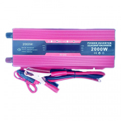 Инвертор напряжения Solar Smart King Power Inverter 018 c 24V на 220V 2000W модифицированная синусоида Red (11064-hbr) Энергодар