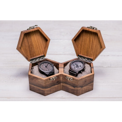 Бокс для наручних годинників ecoWalnut 7.3х18.8х10.9 см Полтава