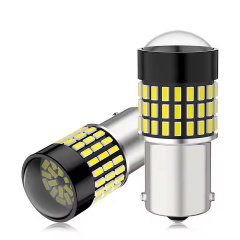 Комплект світлодіодних ламп Napo LED 1157-3014-54smd-Lens P21/5W 1157 BAU15S 2 шт Білий (2523897667) Ровно
