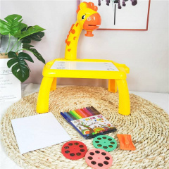 Детский мольберт для рисования с проектором ART Set Projector painting Желтый Київ