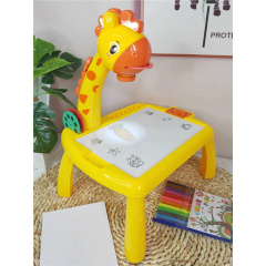 Детский мольберт для рисования с проектором ART Set Projector painting Желтый Київ