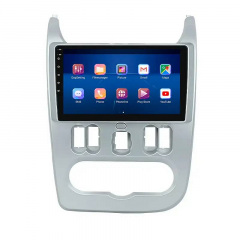 Штатная магнитола Lesko 9" Dacia Logan II 2012-2016 4/64Gb CarPlay 4G Wi-Fi GPS Prime (10225-47538) Тернополь