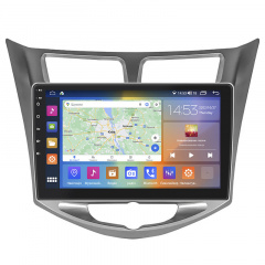 Штатная магнитола Lesko Hyundai Accent IV 2010-2017 10" 2/32Gb CarPlay 4G Wi-Fi GPS Prime (10471-51767) Київ