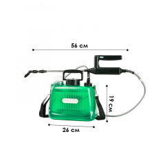 Електричний обприскувач Lesko 7.4V 5 л Green 13344-85847 Костополь
