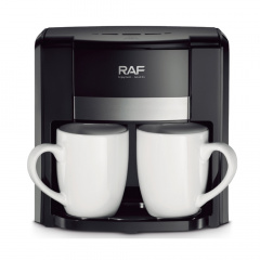 Кофеварка электрическая RAF R.115 на две чашки 650W Black (3_03734) Ворожба