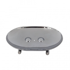 Мыльница Aquavita Majestic, KL-109A овальная, металлическая, хромированная, настольная Якимівка