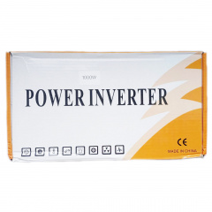 Автомобильный инвертор Solar Power Inverter 017 c 12V на 220V 1000W модифицированная синусоида Red (11060-hbr) Бердичів
