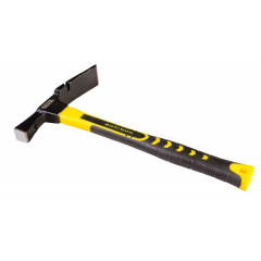 Молоток каменщика MASTERTOOL 600 г HRC60 380 мм Yellow and Black (02-0124) Київ