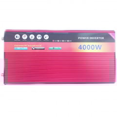 Автомобильный инвертор Power Inverter 001 c 12V на 220V 4000W модифицированная синусоида Red (11039-hbr) Косів