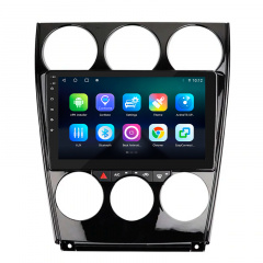 Штатная автомобильная магнитола Lesko Mazda 6 (2002-2007гг.) 9" 4+32GB 4G+CarPlay Premium GPS Кушугум