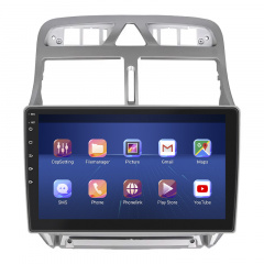 Штатная магнитола Lesko 9" Peugeot 307 I 2001-2005 6/128Gb 4G Wi-Fi GPS Top (8677-43765) Одесса