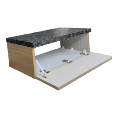 Тумба пластикова підвісна The MIX Лямі 4236 mat 5057 Wood 80х30х45 см Ивано-Франковск