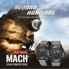 Годинник чоловічий водостійкий тактичний North Edge Mach New Чорний (2499642972) Луцьк