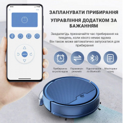 Робот-пилосос Inspire B8S Blue (B8S-bl) Ізюм
