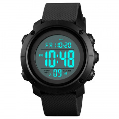 Часы наручные мужские Skmei 1426 Black - White ABS 1426BKWT (12287-hbr) Васильків
