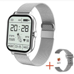Наручные мужские смарт часы Lige Y13 BW0242 с двумя ремешками Silver (15243-hbr) Рівне