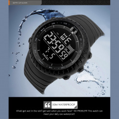 Часы наручные мужские Smael 1237 Black (15194-hbr) Киев