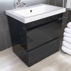 Пластикова тумба Атлант Ламі The MIX 3190 gloss ламінація з умивальником 100 см Чернівці