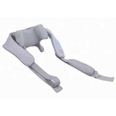 Масажер ударний для шиї та плечей No Brand Neck massager з ІЧ-підігрівом електричний на акумуляторі Сірий (2104618544) Володарськ-Волинський
