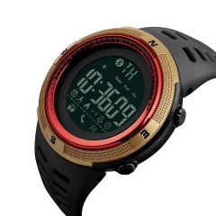 Часы наручные мужские Skmei 1250 Gold Red, 1250RD (12334-hbr) Лозова