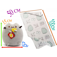 Комплект 2Life М'яка іграшка Pusheen cat 12х15 см та рушник 50х100 см v-12456 Кушугум