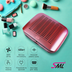 Витяжка для манікюру SML C-1 65 Вт Pink Гуляйполе