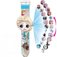 Дитячий наручний годинник Takara Tomy Ельза Frozen Різнокольоровий (385978104) Славута