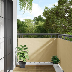 Сітка ширма для балкона No Brand 110 г/м2 90x600 см Молочний (2595581317) Ворожба