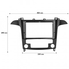 Переходная рамка Lesko 9" Ford S-Max 2006-2015 auto AC (10837-59331) Броды